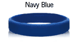 Navy Blue rubber bracelets