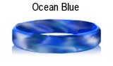 Ocean Blue rubber bracelets