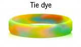 Tie Dye rubber bracelets