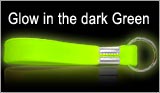 Glow in the dark Green Rubber Bracelets