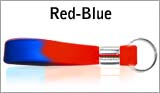 Blue and Red Rubber Bracelets