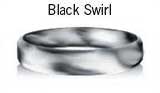 Black Swirl rubber bracelets