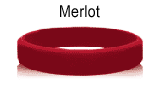 Maroon rubber bracelets