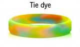 Tie Dye rubber bracelets